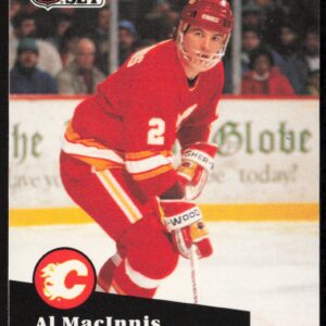 1991-92 Pro Set NHL Al MacInnis #33 (Front)