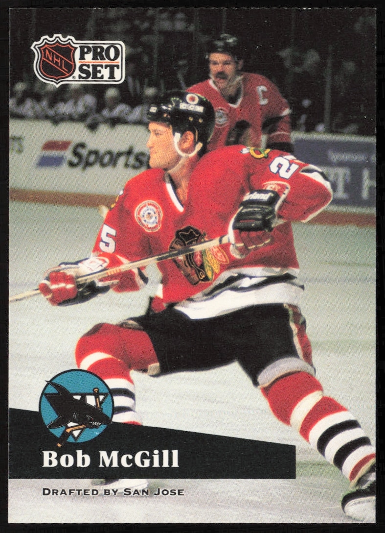 1991-92 Pro Set NHL Bob McGill #47 (Front)