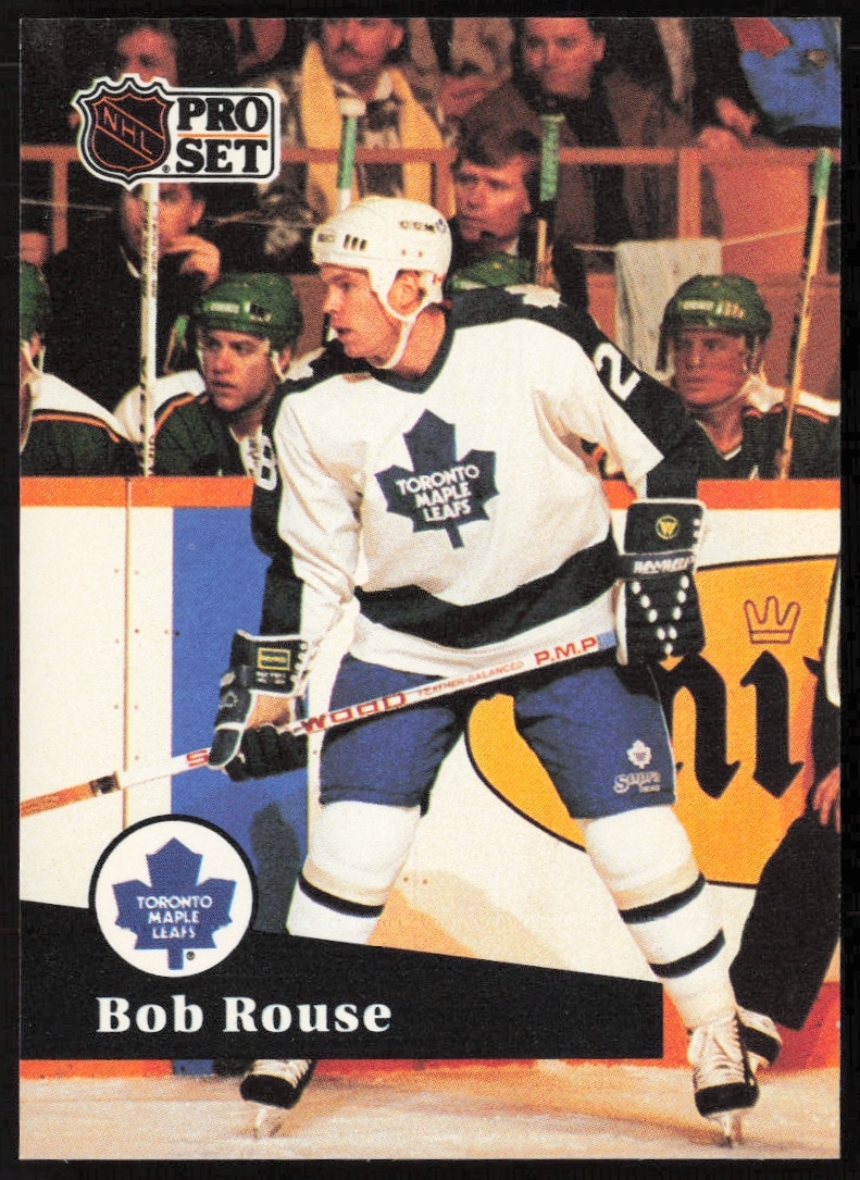 1991-92 Pro Set NHL Bob Rouse #228 (Front)