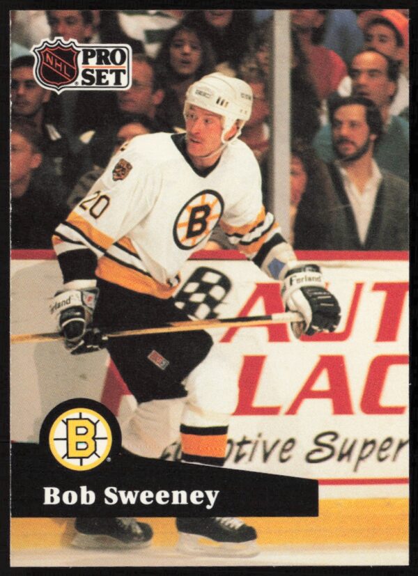 1991-92 Pro Set NHL Bob Sweeney #6 (Front)