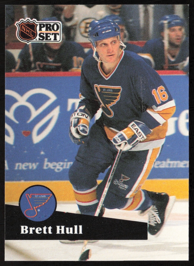 1991-92 Pro Set NHL Brett Hull #215 (Front)