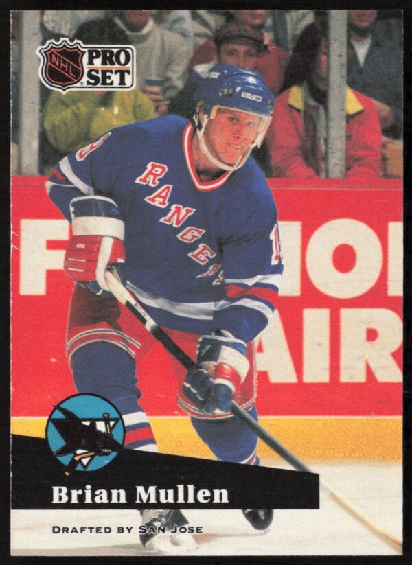 1991-92 Pro Set NHL Brian Mullen #165 (Front)