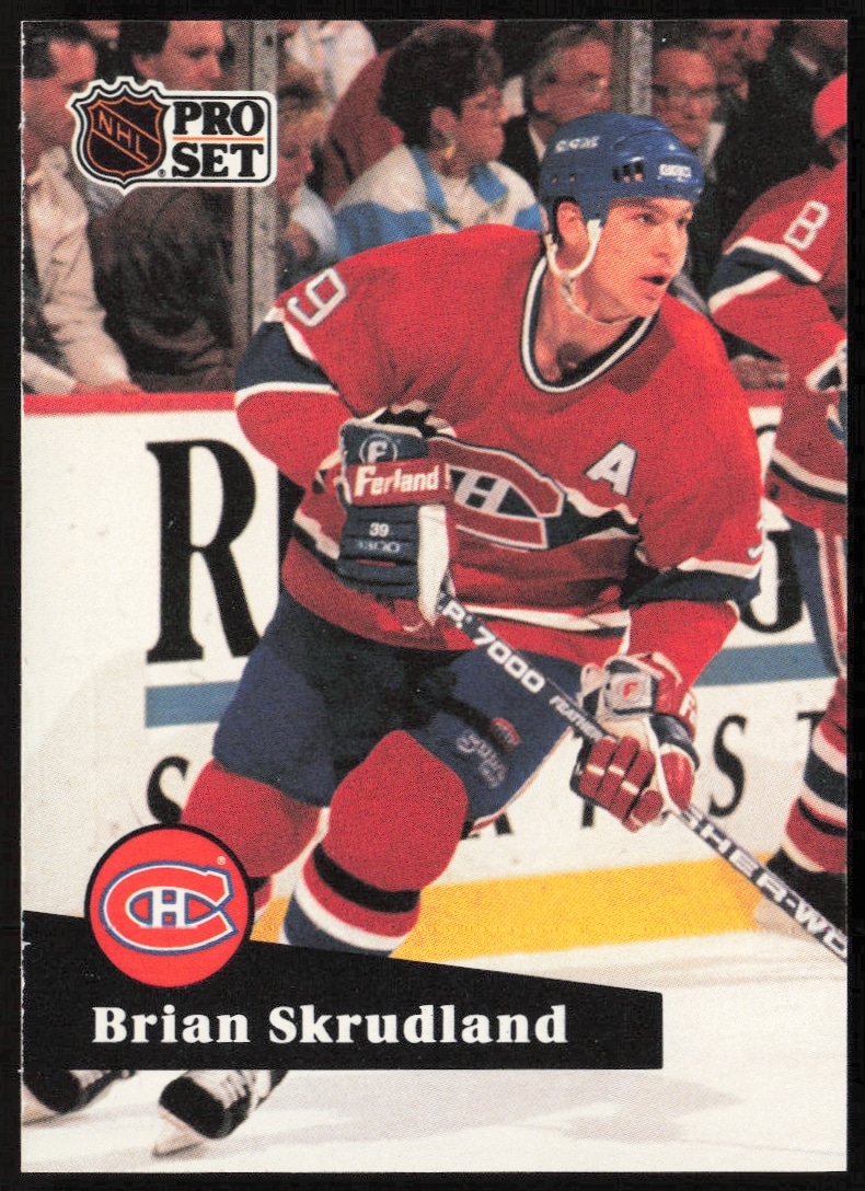 1991-92 Pro Set NHL Brian Skrudland #127 (Front)