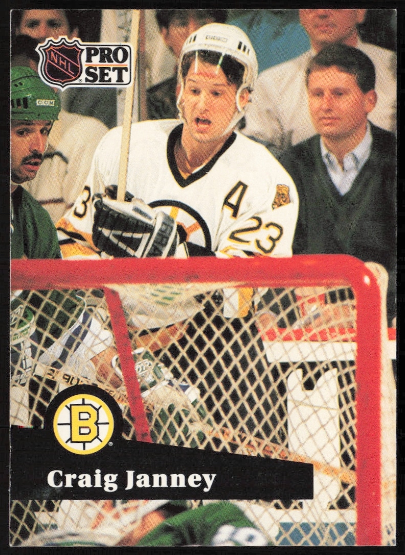 1991-92 Pro Set NHL Craig Janney #2 (Front)
