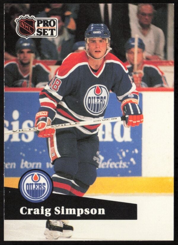 1991-92 Pro Set NHL Craig Simpson #69 (Front)