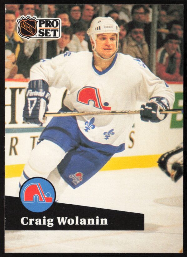 1991-92 Pro Set NHL Craig Wolanin #203 (Front)