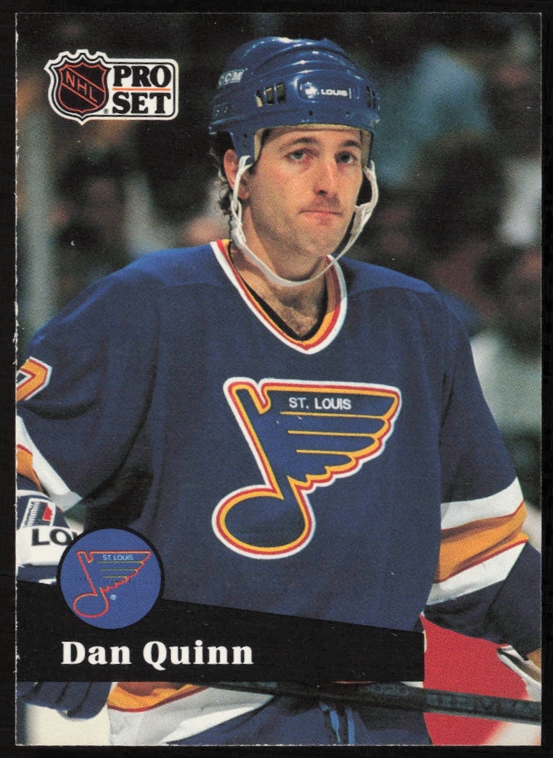 1991-92 Pro Set NHL Dan Quinn #209 (Front)