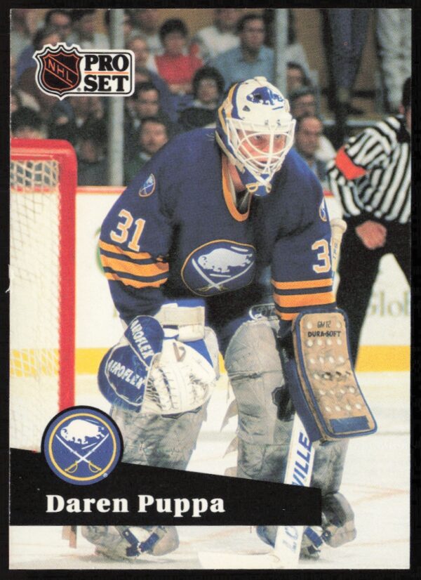 1991-92 Pro Set NHL Daren Puppa #21 (Front)