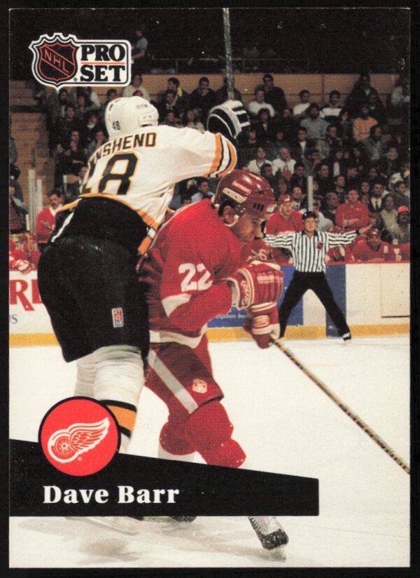 1991-92 Pro Set NHL Dave Barr #65 (Front)