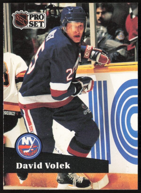 1991-92 Pro Set NHL David Volek #147 (Front)