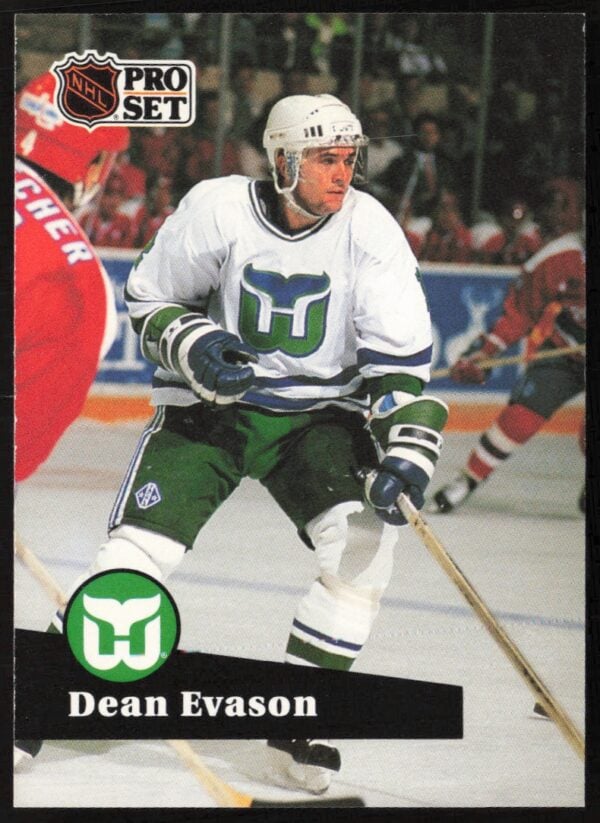 1991-92 Pro Set NHL Dean Evason #84 (Front)