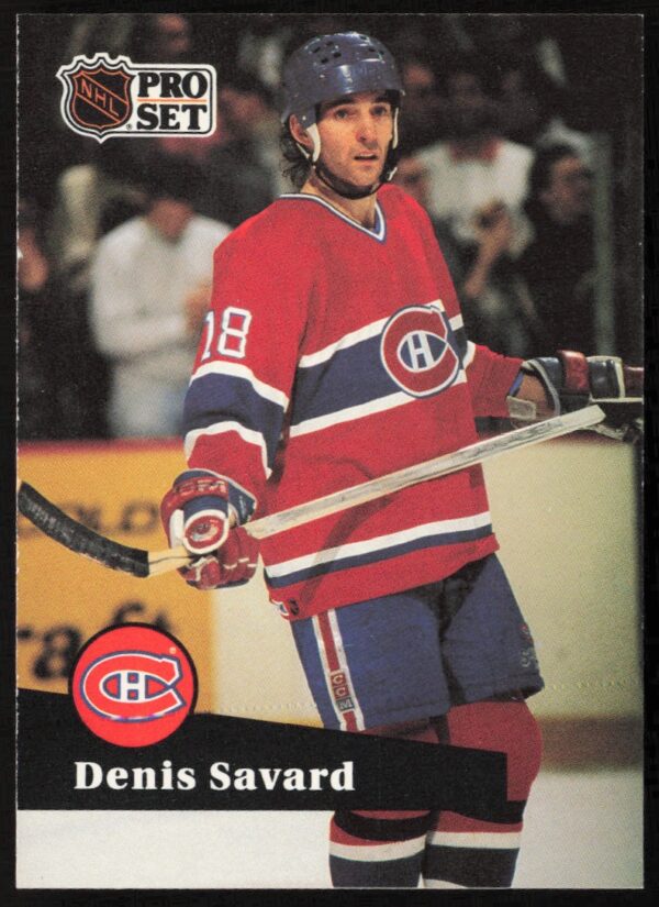 1991-92 Pro Set NHL Denis Savard #128 (Front)