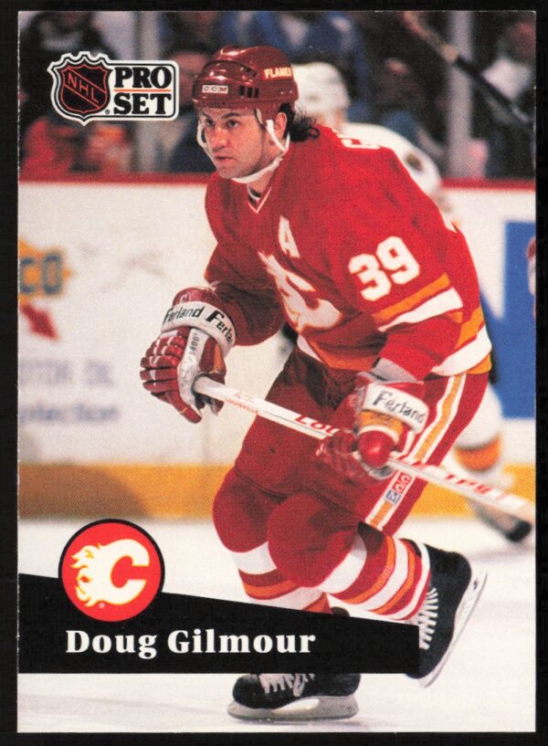 1991-92 Pro Set NHL Doug Gilmour #34 (Front)