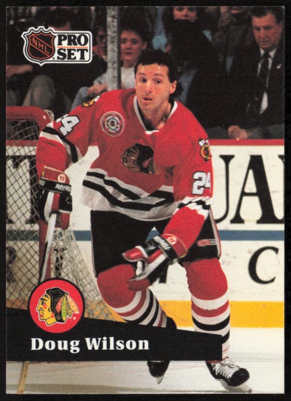 1991-92 Pro Set NHL Doug Wilson #52 (Front)