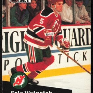 1991-92 Pro Set NHL Eric Weinrich #133 (Front)