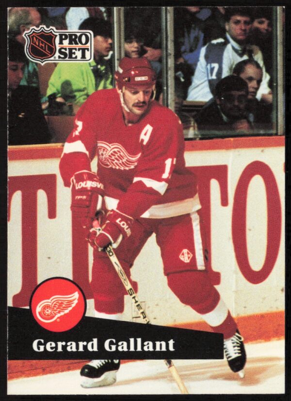 1991-92 Pro Set NHL Gerard Gallant #63 (Front)