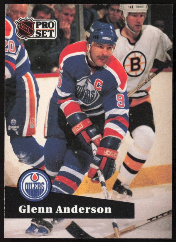 1991-92 Pro Set NHL Glenn Anderson #75 (Front)