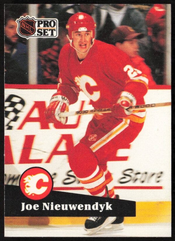 1991-92 Pro Set NHL Joe Nieuwendyk #29 (Front)