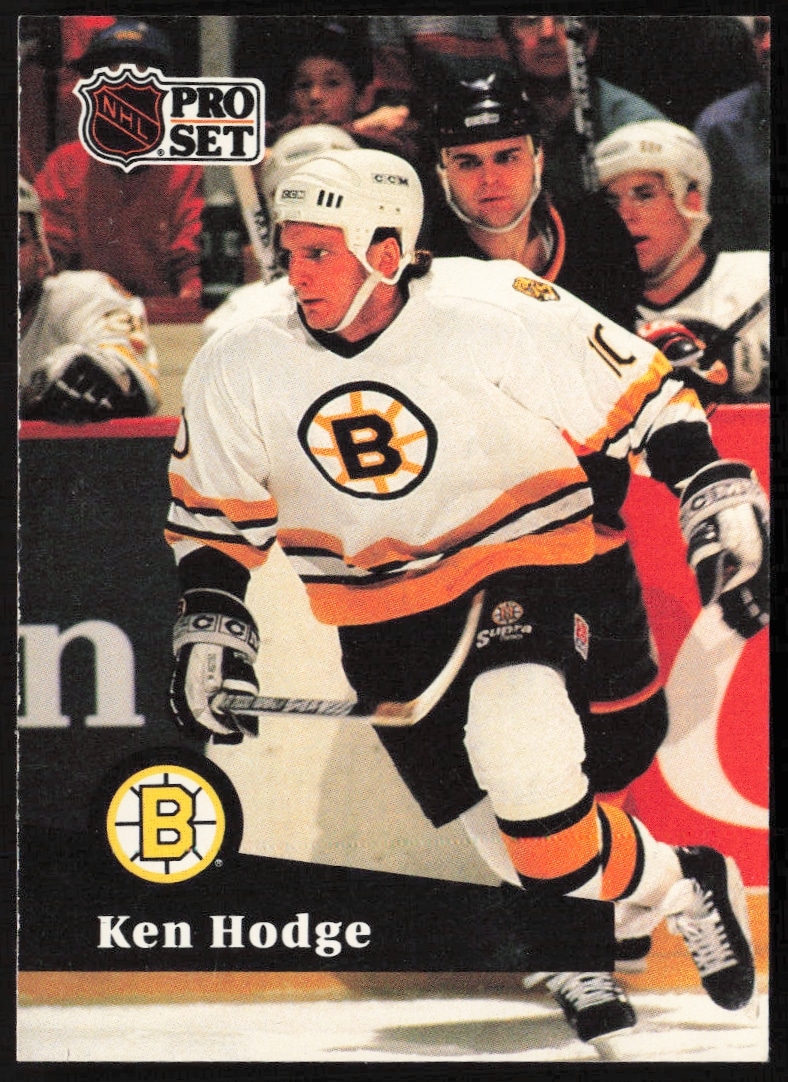 1991-92 Pro Set NHL Ken Hodge #3 (Front)