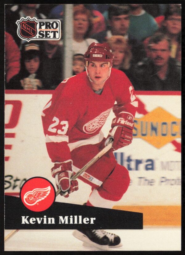 1991-92 Pro Set NHL Kevin Miller #60 (Front)