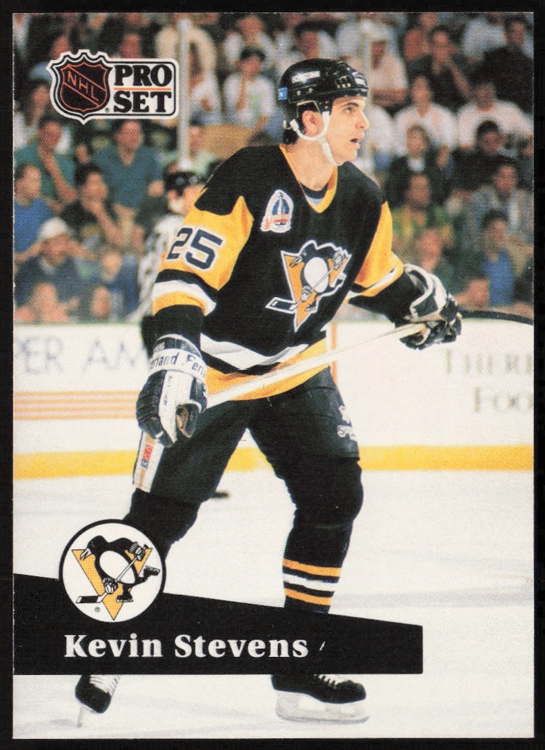 1991-92 Pro Set NHL Kevin Stevens #185 (Front)
