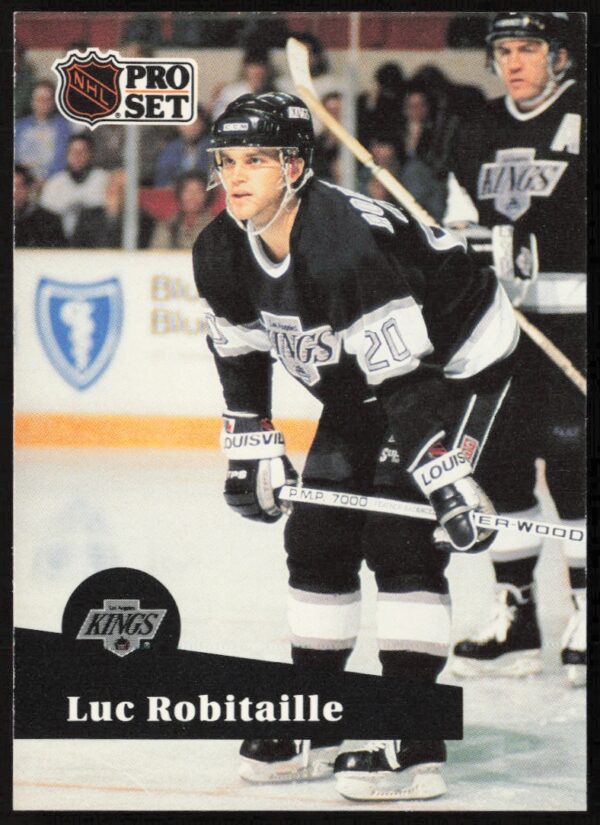 1991-92 Pro Set NHL Luc Robitaille #95 (Front)