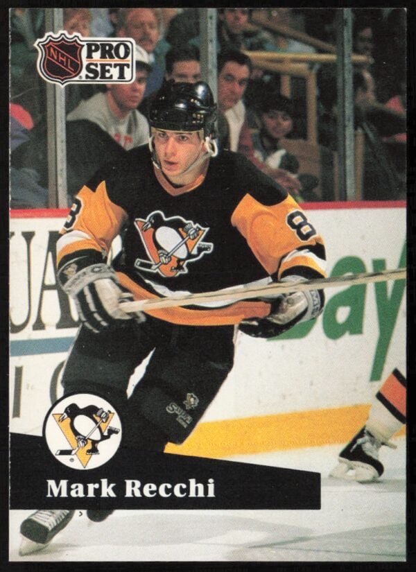 1991-92 Pro Set NHL Mark Recchi #184 (Front)