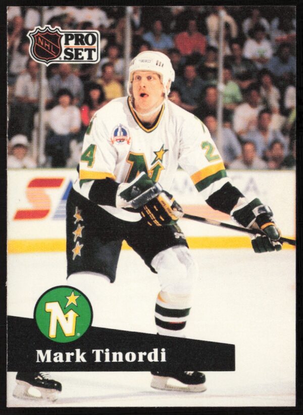 1991-92 Pro Set NHL Mark Tinordi #107 (Front)