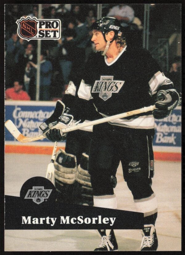 1991-92 Pro Set NHL Marty McSorley #100 (Front)