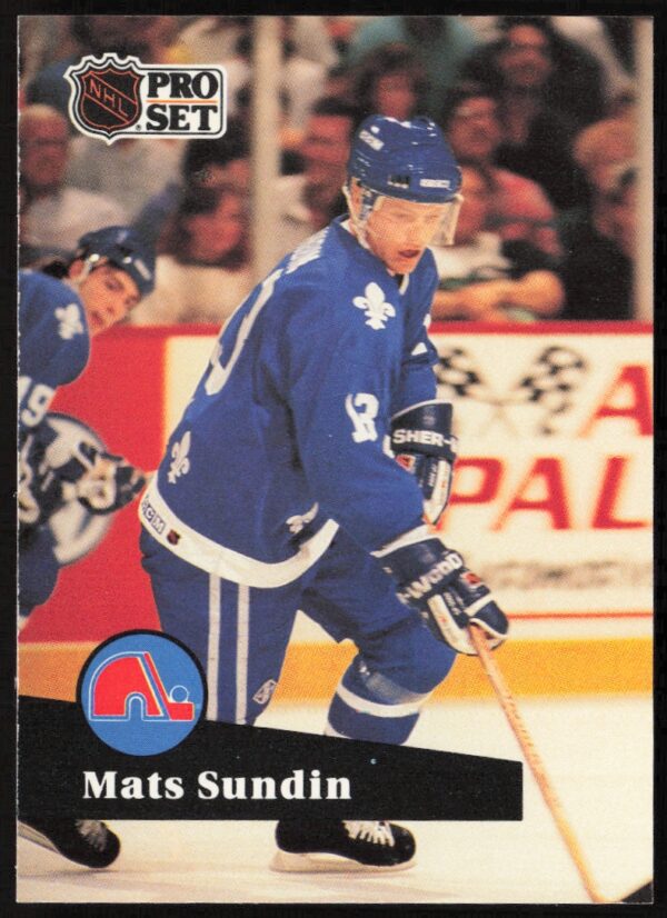 1991-92 Pro Set NHL Mats Sundin #197 (Front)