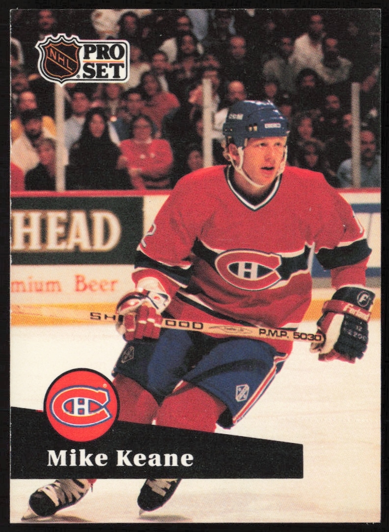 1991-92 Pro Set NHL Mike Keane #121 (Front)