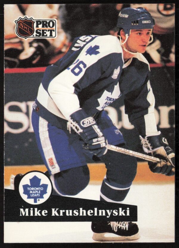 1991-92 Pro Set NHL Mike Krushelnyski #233 (Front)