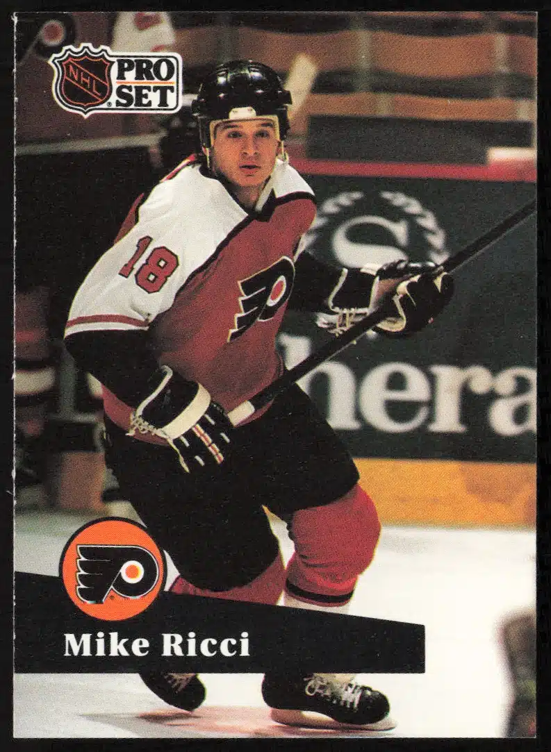 1991-92 Pro Set NHL Mike Ricci #170 (Front)