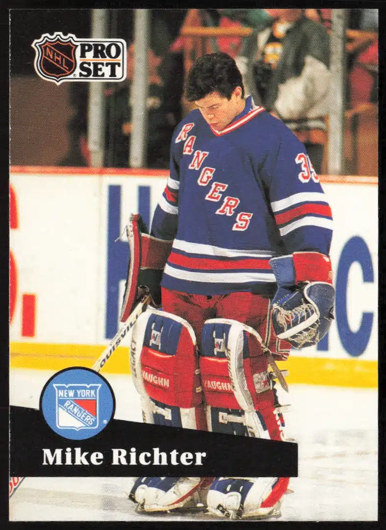 1991-92 Pro Set NHL Mike Richter #161 (Front)