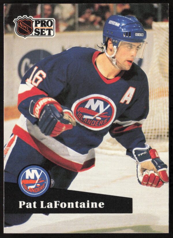 1991-92 Pro Set NHL Pat LaFontaine #149 (Front)