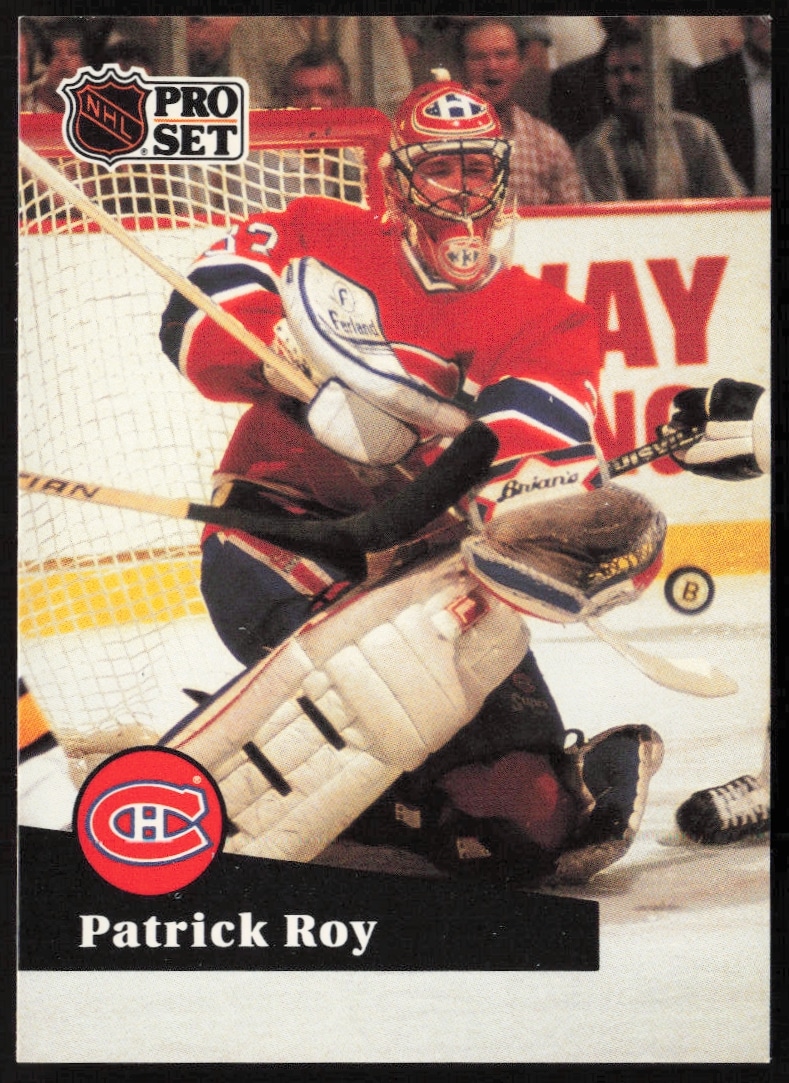 1991-92 Pro Set NHL Patrick Roy #125 (Front)