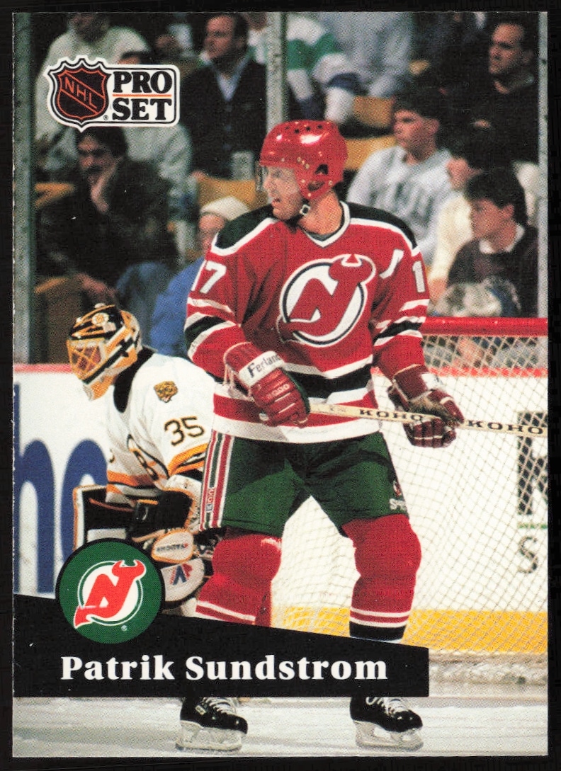 1991-92 Pro Set NHL Patrik Sundstrom #141 (Front)