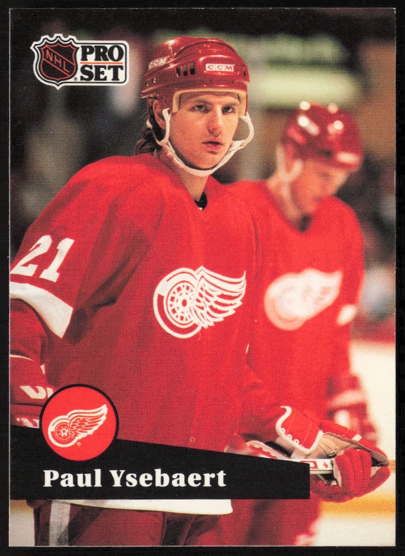 1991-92 Pro Set NHL Paul Ysebaert #59 (Front)