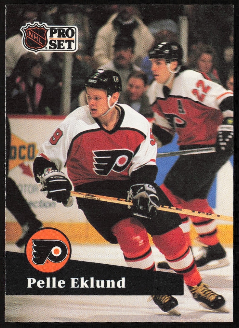 1991-92 Pro Set NHL Pelle Eklund #179 (Front)