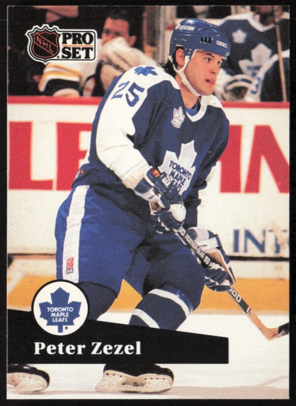 1991-92 Pro Set NHL Peter Zezel #227 (Front)