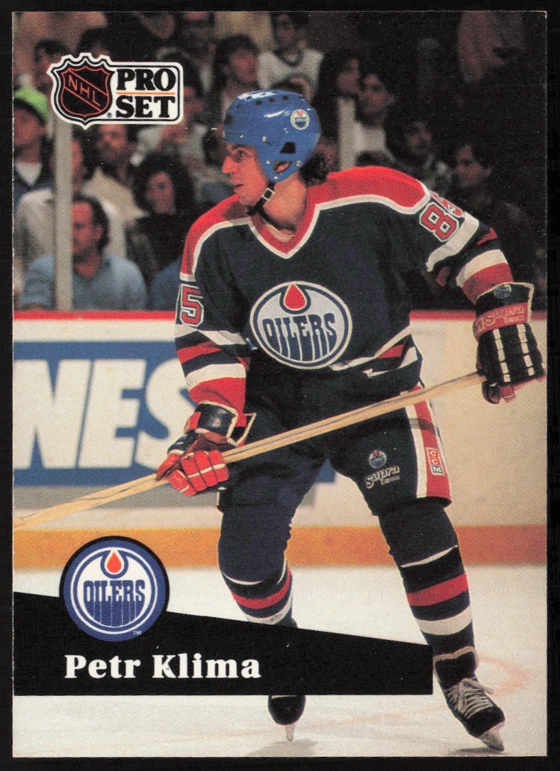 1991-92 Pro Set NHL Petr Klima #72 (Front)