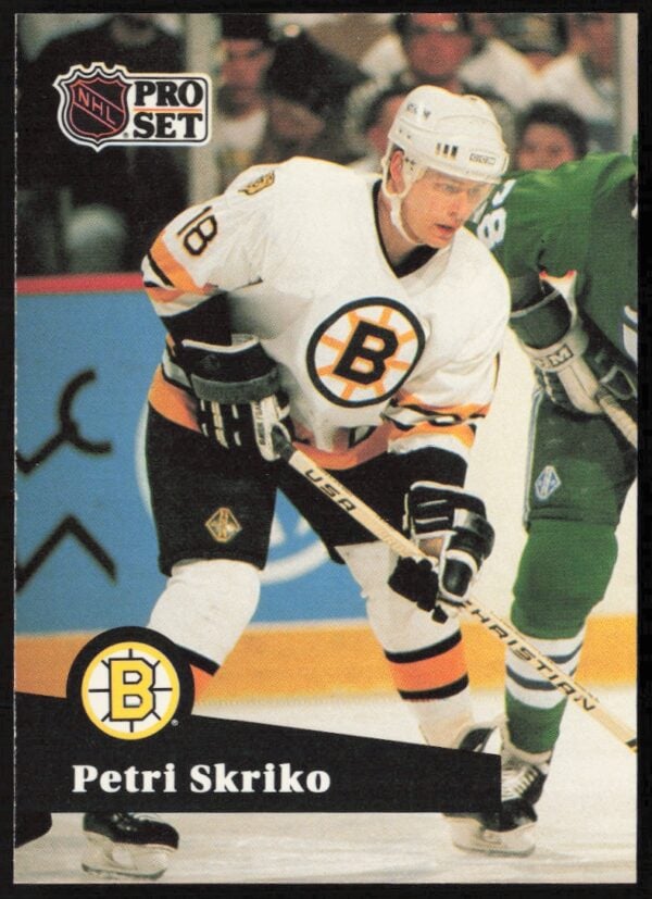 1991-92 Pro Set NHL Petri Skriko #8 (Front)