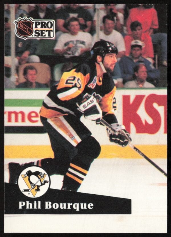 1991-92 Pro Set NHL Phil Bourque #189 (Front)