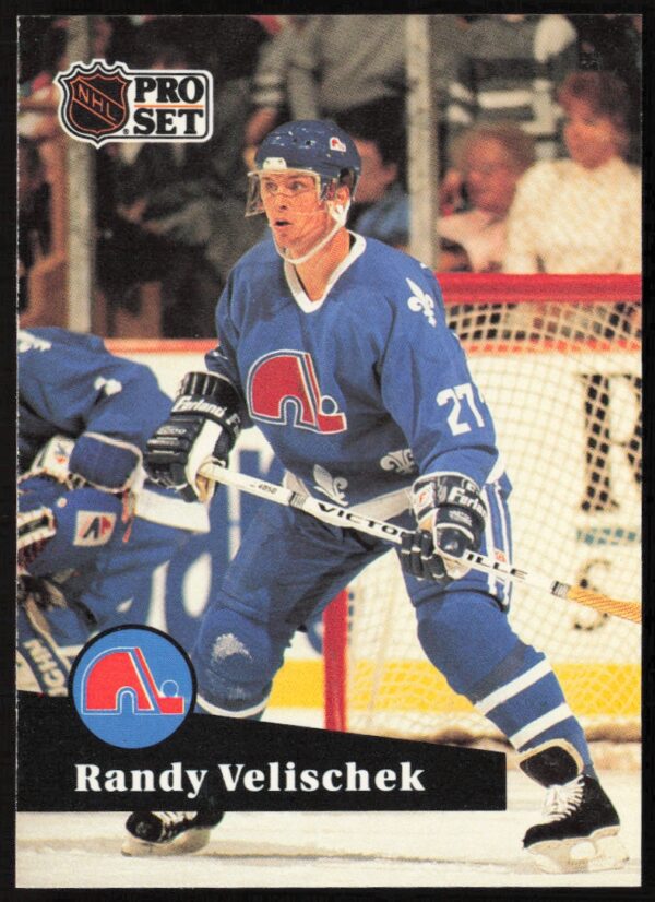 1991-92 Pro Set NHL Randy Velischek #206 (Front)