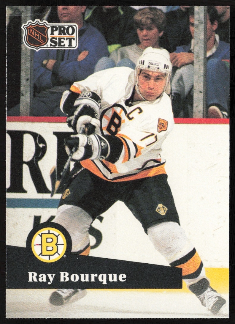 1991-92 Pro Set NHL Ray Bourque #9 (Front)