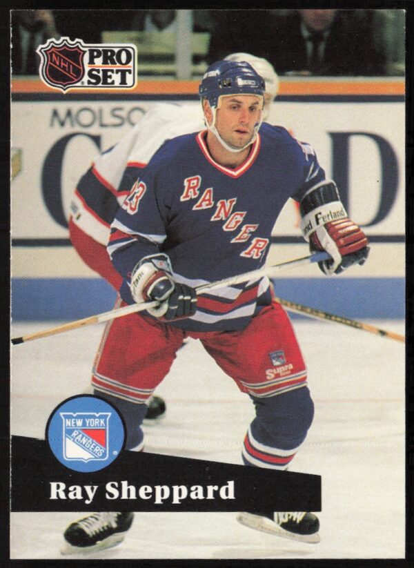 1991-92 Pro Set NHL Ray Sheppard #162 (Front)