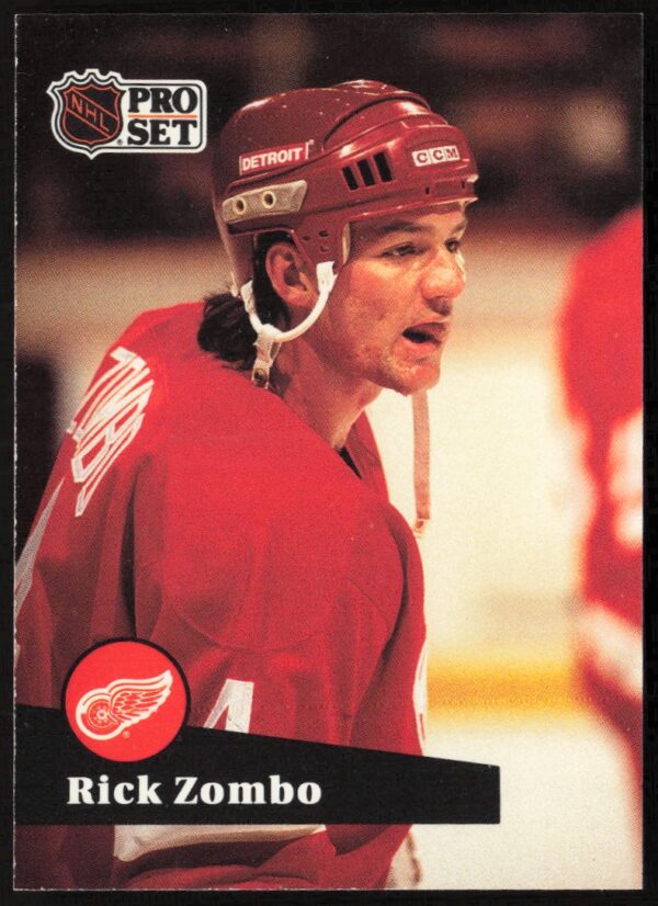 1991-92 Pro Set NHL Rick Zombo #64 (Front)