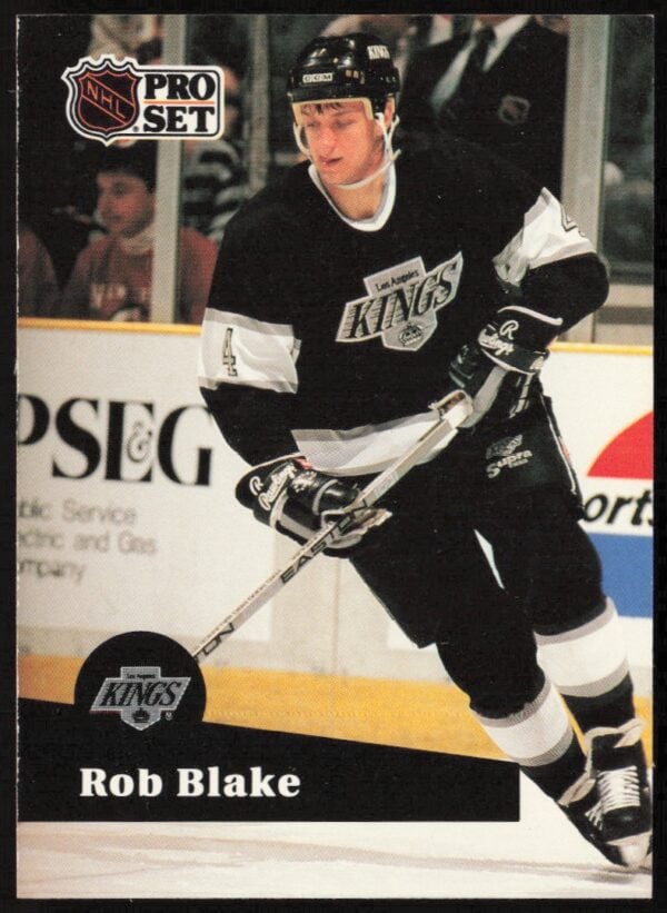 1991-92 Pro Set NHL Rob Blake #92 (Front)