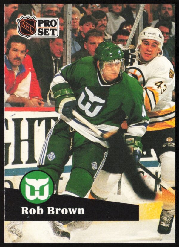 1991-92 Pro Set NHL Rob Brown #80 (Front)