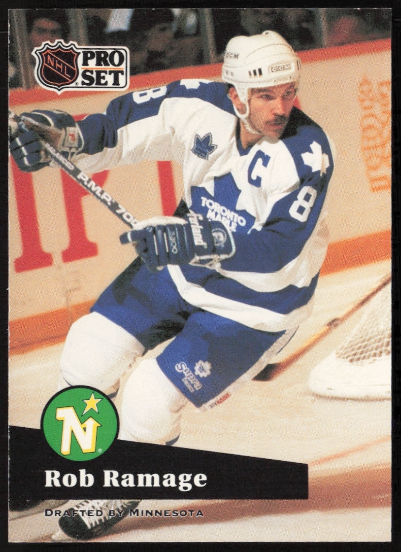 1991-92 Pro Set NHL Rob Ramage #232 (Front)